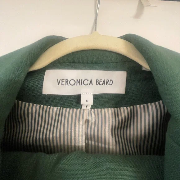 Veronica Beard Green Suit with Kona Dickey Jacket and Wide-Leg Pants (Like new) - Picture 9 of 14